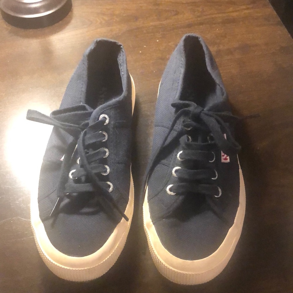 Navy Superga Sneakers